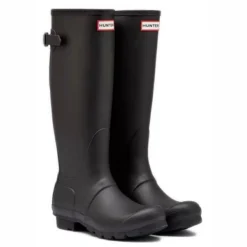 Bottes De Pluie Hunter Original Back Adjustable Noir -Promos Le Chameau Magasin Regenlaars Hunter Original Back Adjustable Black 2