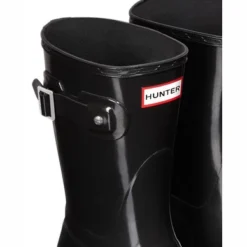 Bottes De Pluie Original Wellington Short Gloss Noir Hunter -Promos Le Chameau Magasin Regenlaars Hunter Original Wellington Short Gloss Black 4