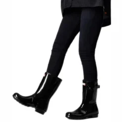 Bottes De Pluie Original Wellington Short Gloss Noir Hunter -Promos Le Chameau Magasin Regenlaars Hunter Original Wellington Short Gloss Black 5