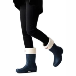 Bottes De Pluie Original Wellington Hunter Short Navy -Promos Le Chameau Magasin Regenlaars Hunter Original Wellington Short Navy 5