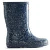 Bottes En Caoutchouc Hunter Little Kids First Classic Giant Glitter Valtameri Blue