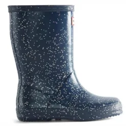 Bottes En Caoutchouc Hunter Little Kids First Classic Giant Glitter Valtameri Blue