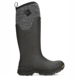Bottes De Pluie Muck Boot Women Arctic Ice Tall Women Black Jersey