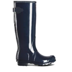 Bottes De Pluie Original Wellington Adjustable Gloss Navy Hunter
