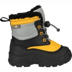 Bottes De Neige Winter-Grip Junior Snow Flake Zwart/Geel
